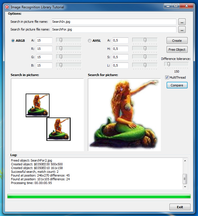 Image Recognition Library screenshot